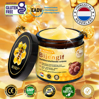 VLSVLS™ Bijengif Huidherstellende Crème (👨‍⚕‍Goedgekeurd door het NVDV)🔥